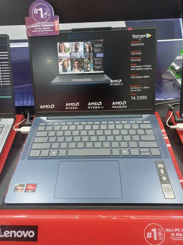 Cicilan Kartu kredit DP 0% Laptop Lenovo AMD Ryzen 7