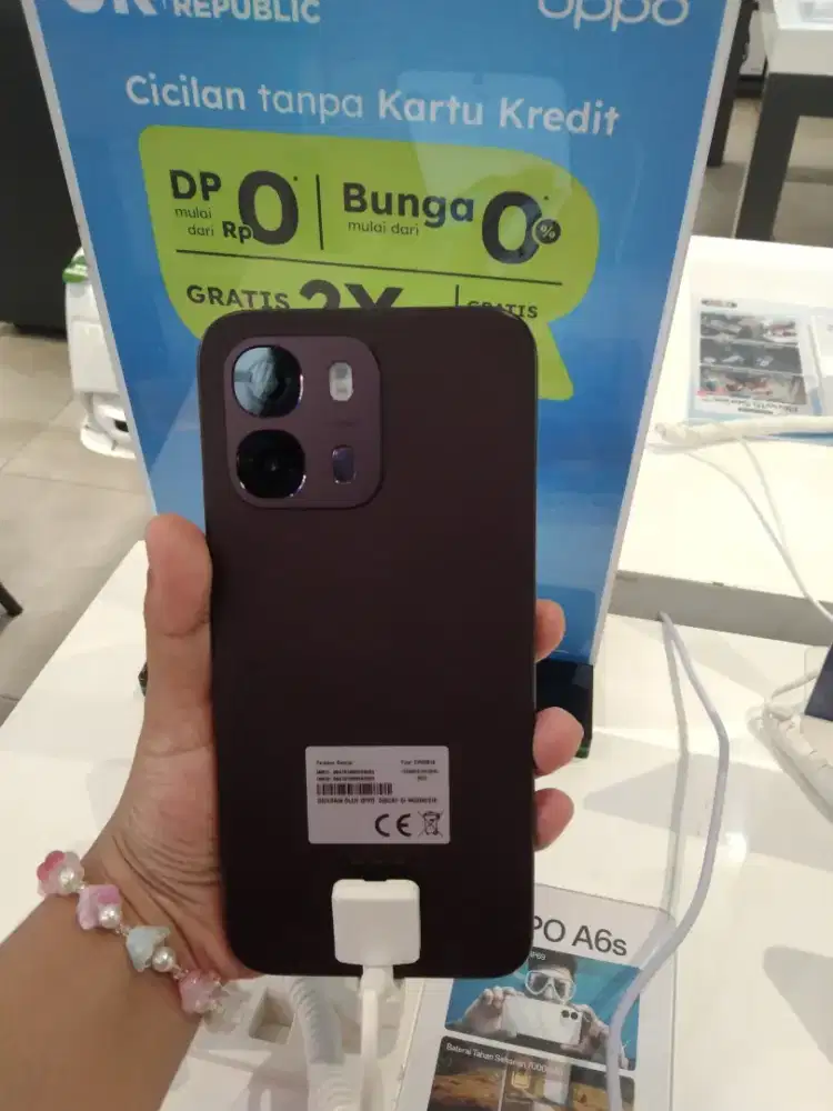Promo Cicilan Oppo A6s 8 256GB bunga 0% Gratis 2x Angsuran