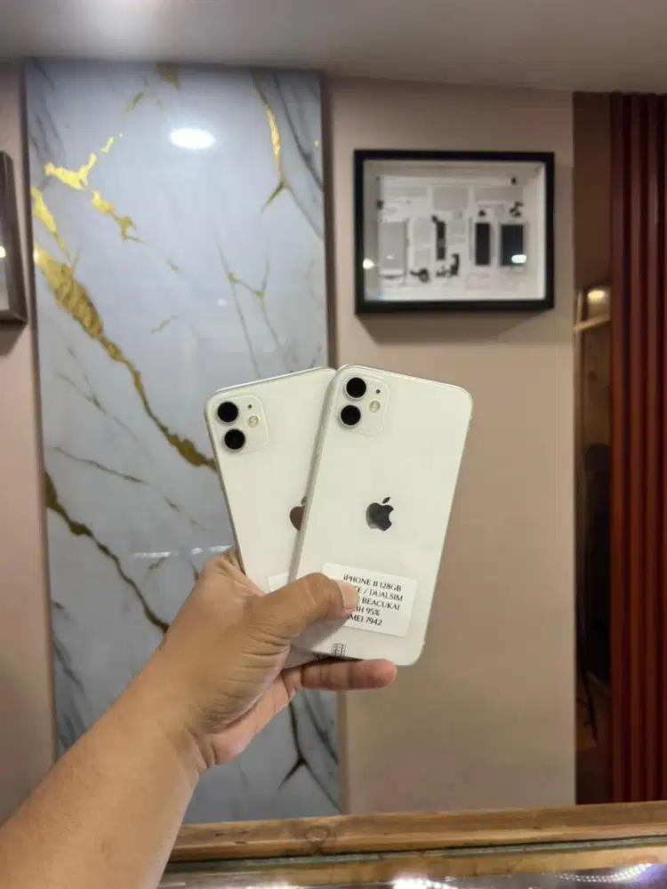 Iphone 11 128gb beacukai sinyal permanen dual sim on