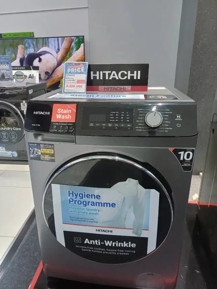 Cicilan tanpa kartu kredit DP 0% Mesin cuci hitachi