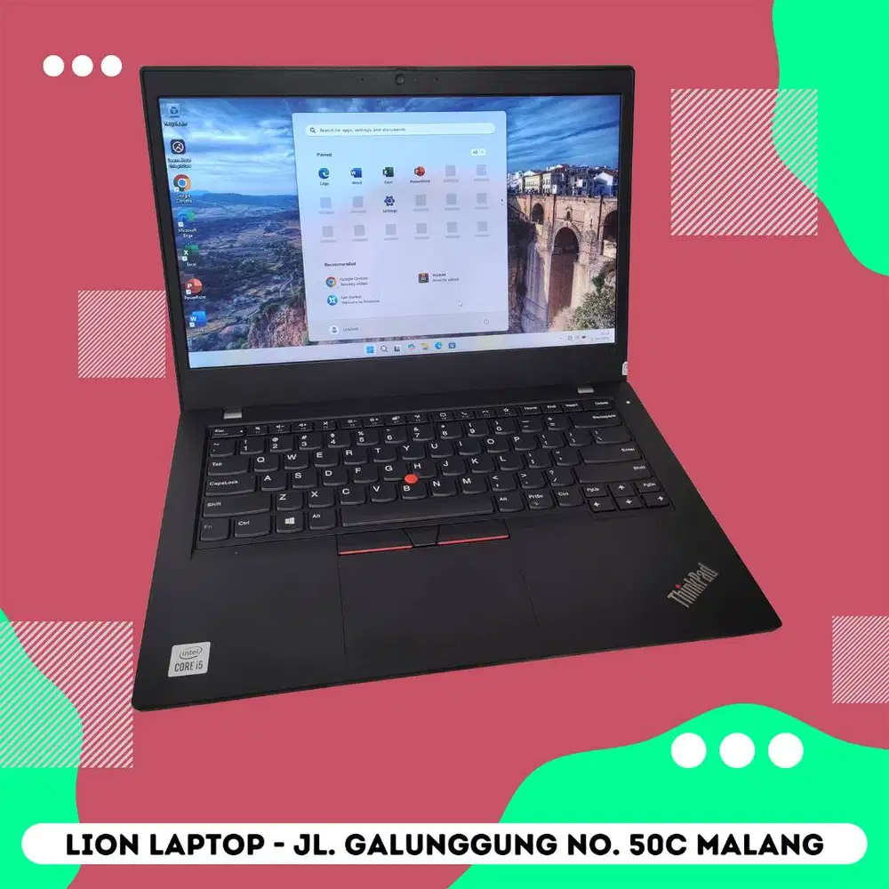 i5 Gen 10 Murah RAM 8GB SSD 256GB Lenovo Thinkpad L14 [02|06]