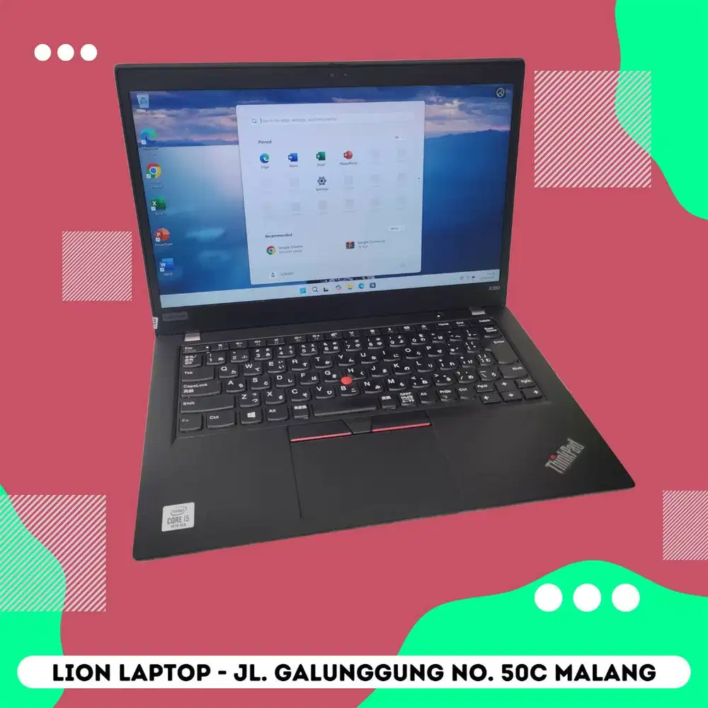 i5 GEN 10 Murah RAM 8GB Lenovo Thinkpad X390 [02|06]