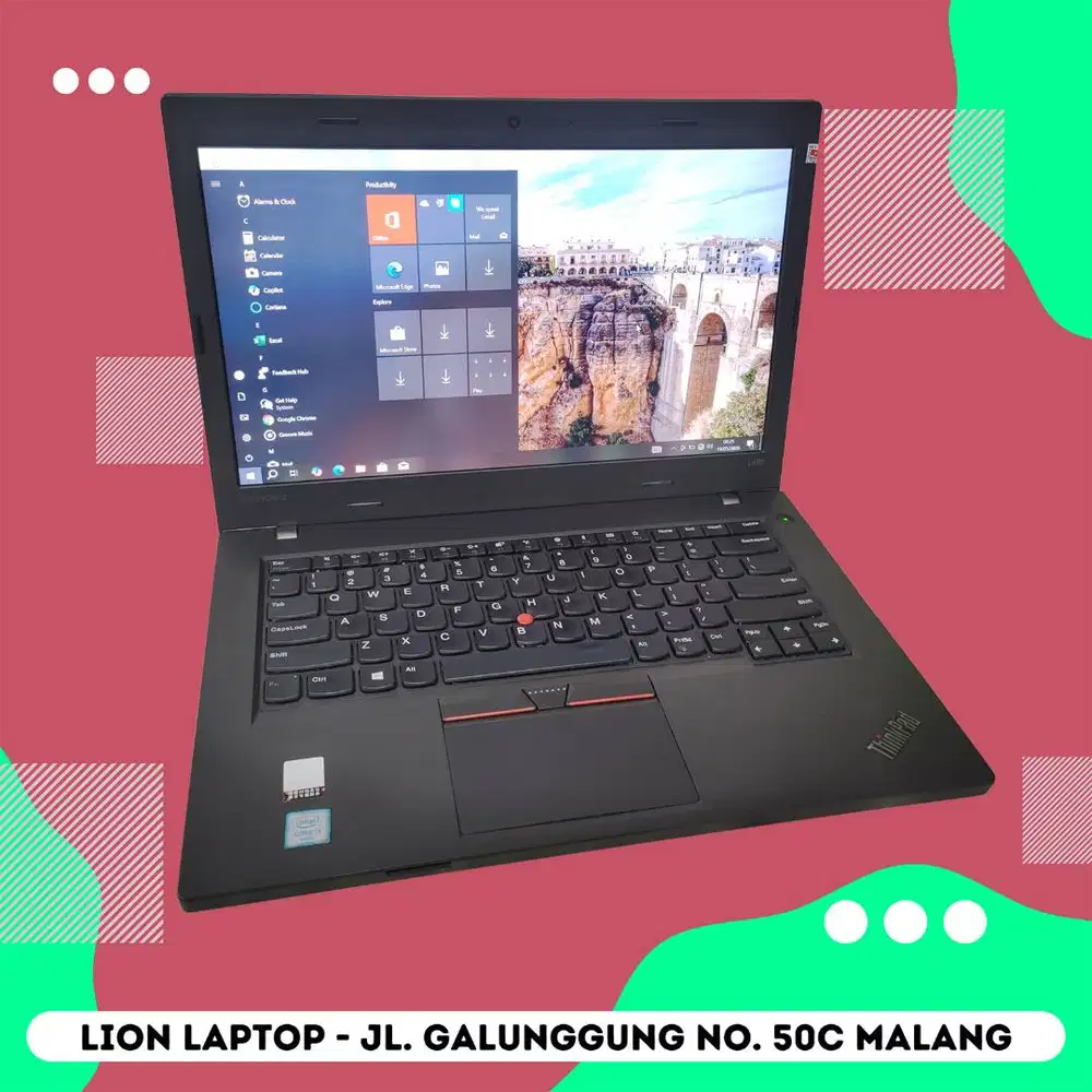 RAM 8GB Core i5 SSD Murah Lenovo Thinkpad L470 [02|06]