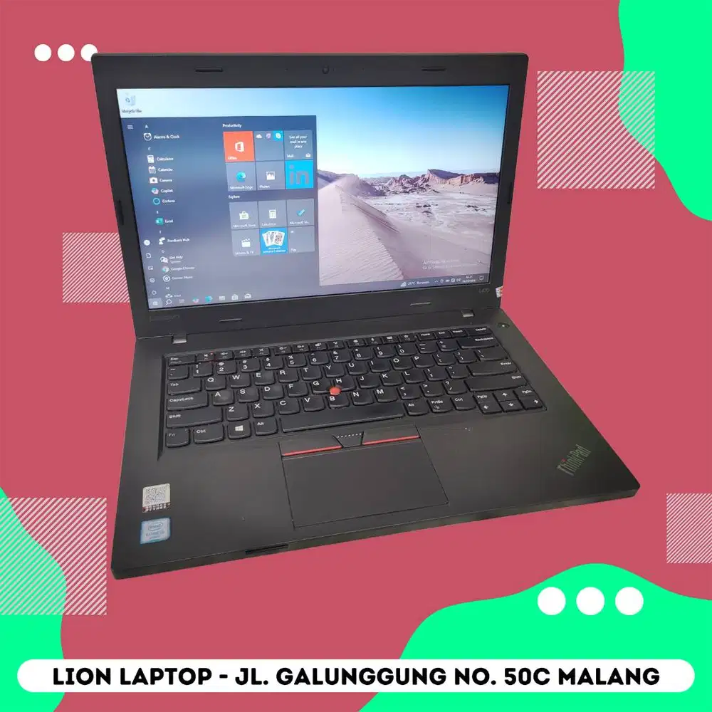 Double VGA Core i5 RAM 8 SSD Lenovo Thinkpad L470 [02|06]