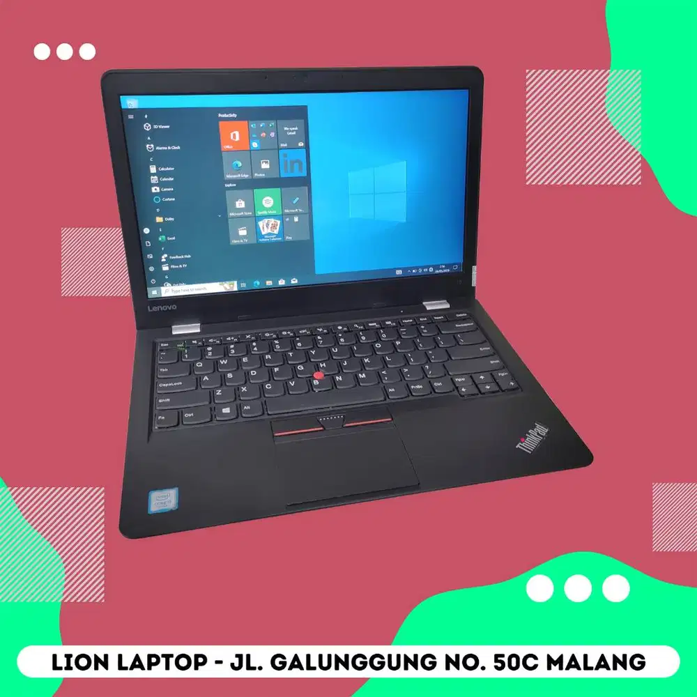 Core i3 Gen 7 Murah RAM 8GB SSD 256GB Lenovo Thinkpad 13 [02|06]
