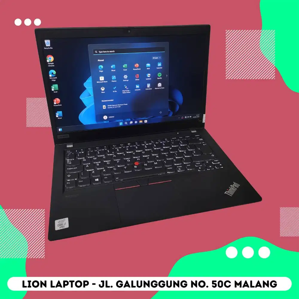 RAM 16GB i7 Gen 10 SSD 256GB Lenovo Thinkpad T14 gen 1 [02|06]