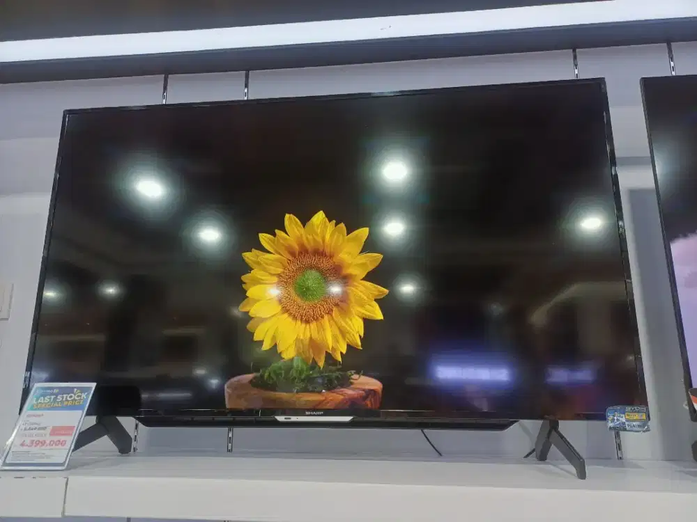 Cicilan tanpa kartu kredit DP 0% TV Sharp 50inch