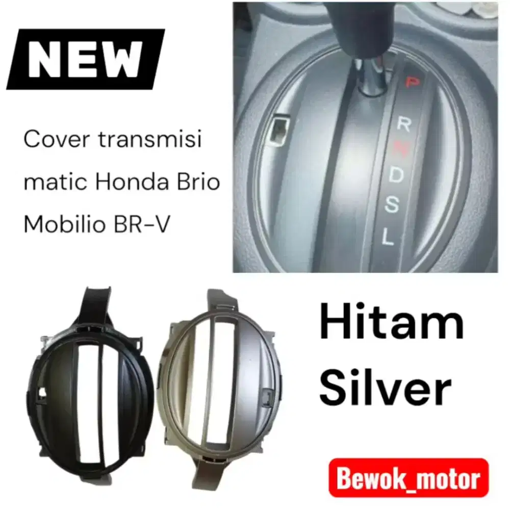 Cover fover Tuas Persneling Honda Brio Silver