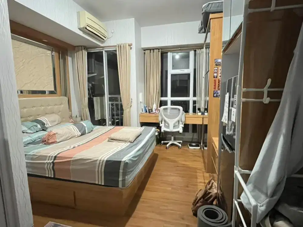 Dijual Unit Studio Apartemen Taman Melati Full Furnish di MERR, Surabaya Timur, dekat UNAIR, ITS