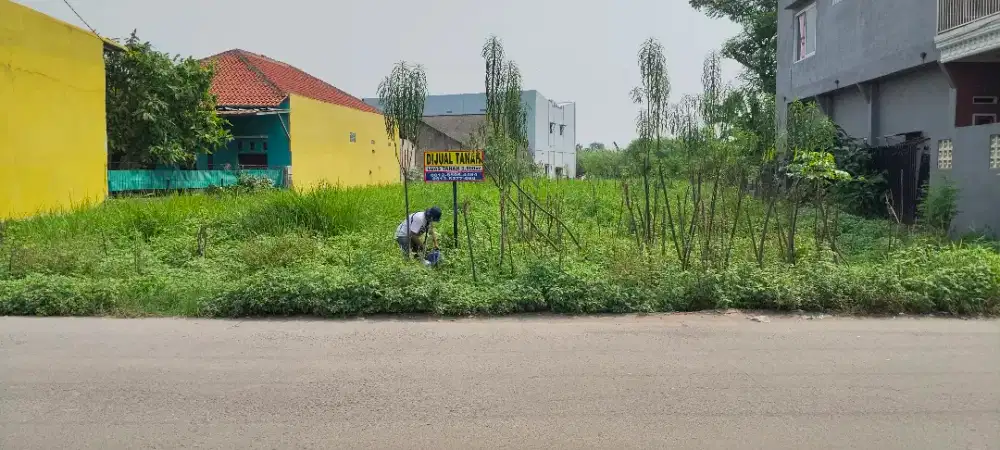 DI JUAL TANAH DI JALAN UTAMA SRIAMUR GABUS TAMBUN UTARA KAB. BEKASI