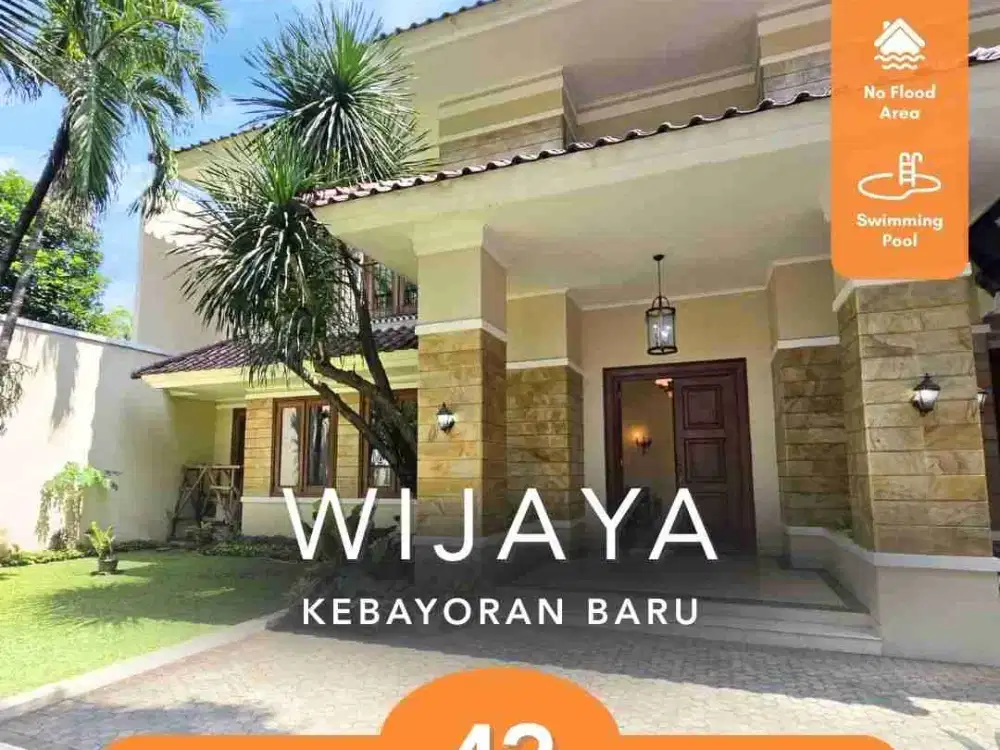 Dijual Rumah Mewah area Wijaya, Melawai Kebayoran Baru