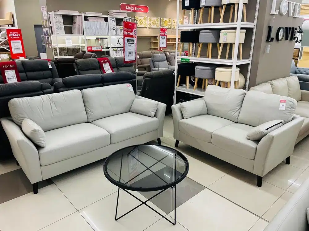 Sofa Set Livy 2S + 3S Grey