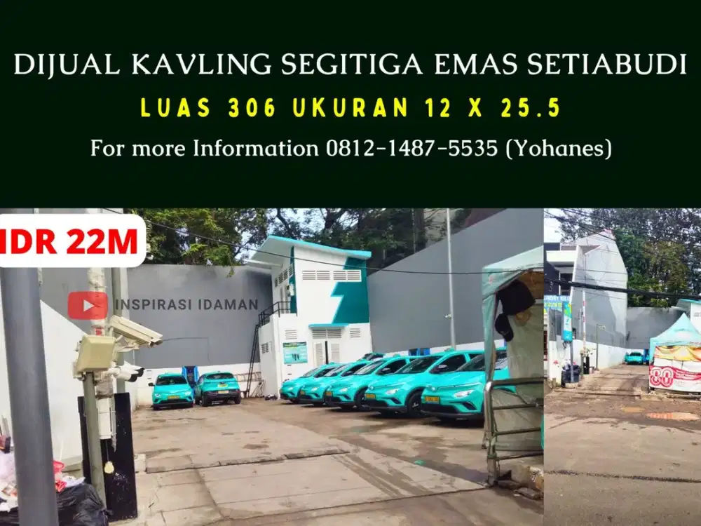 Di Jual Kavling Segitiga Emas Setiabudi