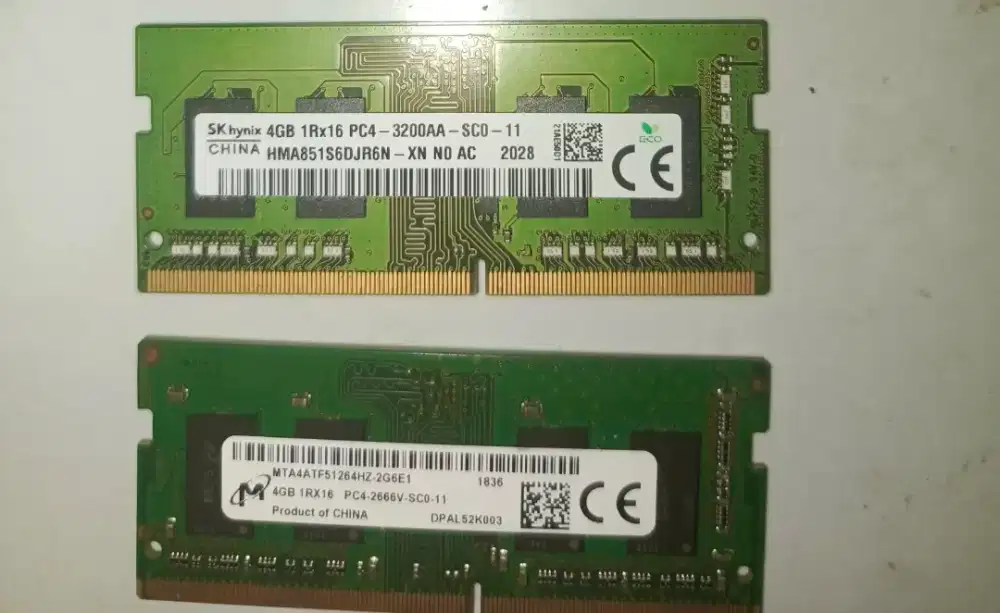 RAM Laptop 4 GB DDR 4 (2 Keping) total 8 GB