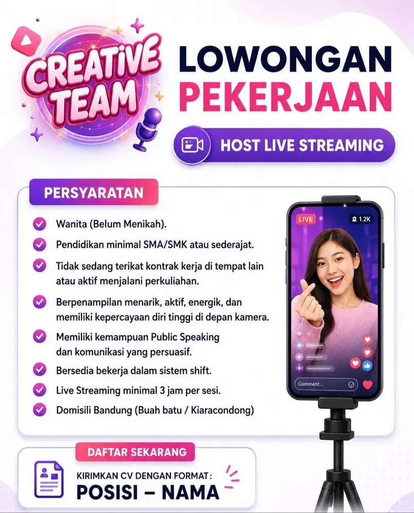 DIBUTUHKAN SEGERA