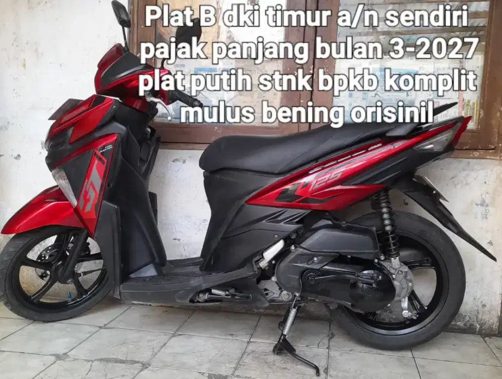 Yamaha mio soul GT 2015 LED 125 blue core cw asli merah B dki timur