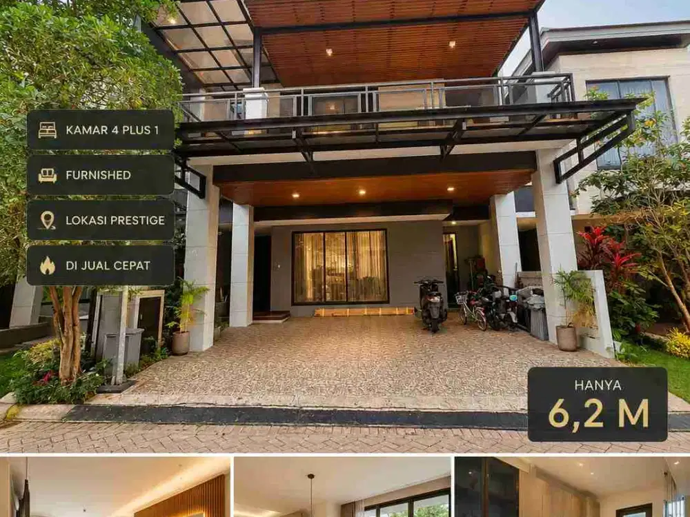 Discovery ALTON Bintaro dijual Furnished siap huni hot price lokasinya prestige jual cepat