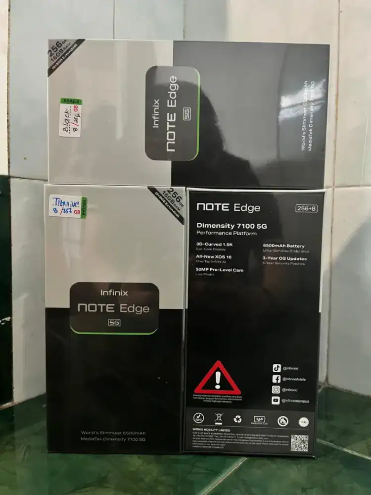 Infinix Note Edge 5G 8/256 Promo Murah New Segel