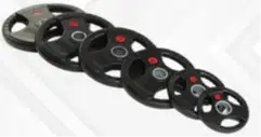 Escape Fitness Rubber Olympic Plate 125kg Original