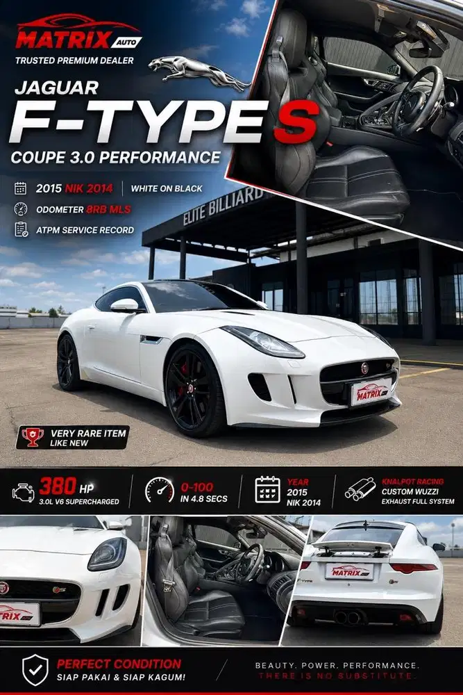 Jaguar F Type S coupe 3.0 Performance! jaguar ! mobil Jaguar F type S