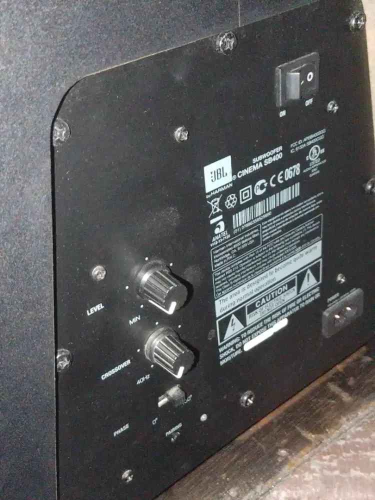 JBL Aktif Subwoofer 8 in, Cinema SN400, full ori, bluetooth, no remote