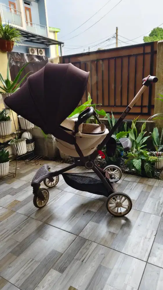 Stroller Baobaho V18 warna caramel