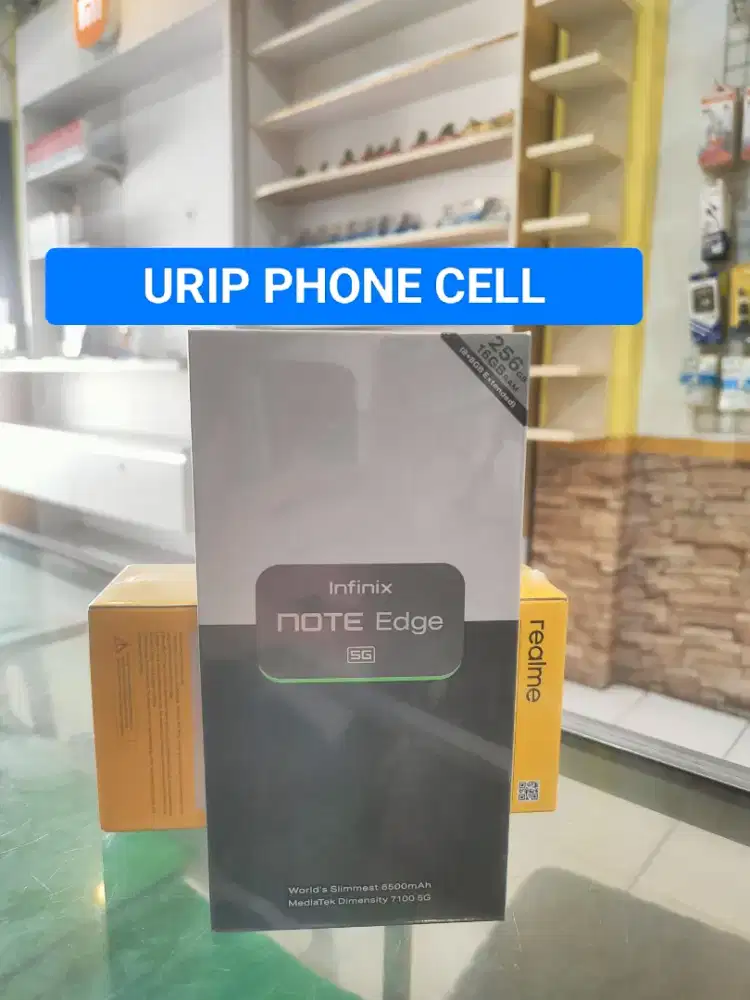 INFINIX NOTE EDGE 8/256 promo+bonus cash & credit garansi Resmi