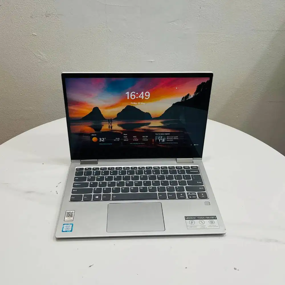 LENOVO YOGA 730 TOUCHSCREEN 13INCI i7 gen8 Ram 16Gb SSD 256Gb *REC