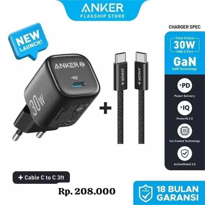 CHARGER ANKER 30W SET