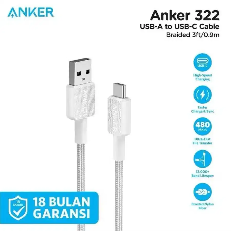 KD ANKER USB-A to C