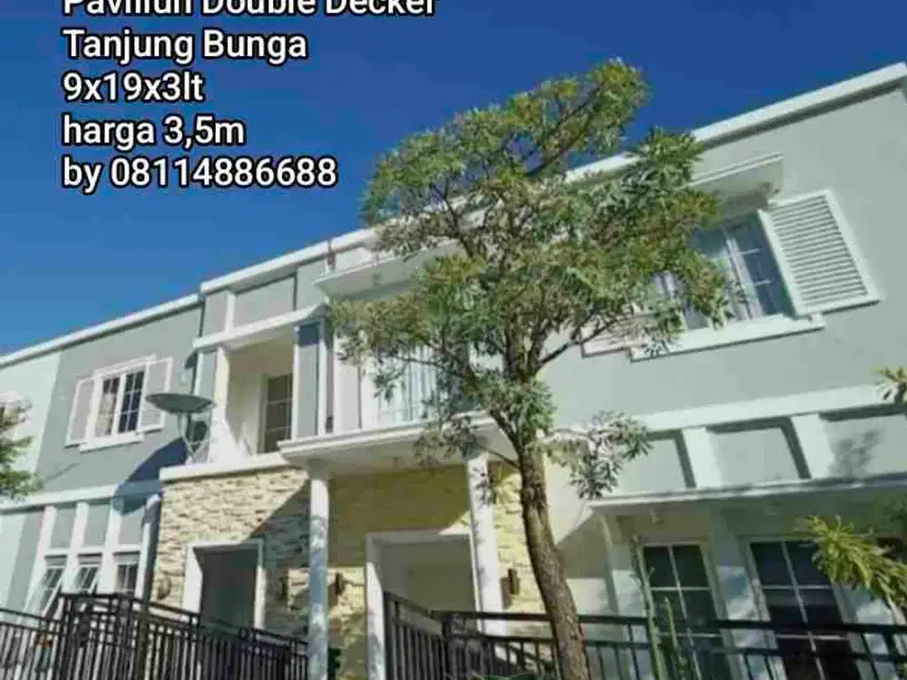 Paviliun Double Decker 9x19x3lt tanjung Bunga