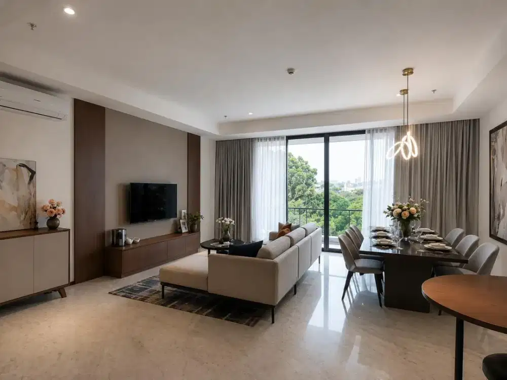 Apartement dengan 3 Bedroom Design Moden Contemporer
