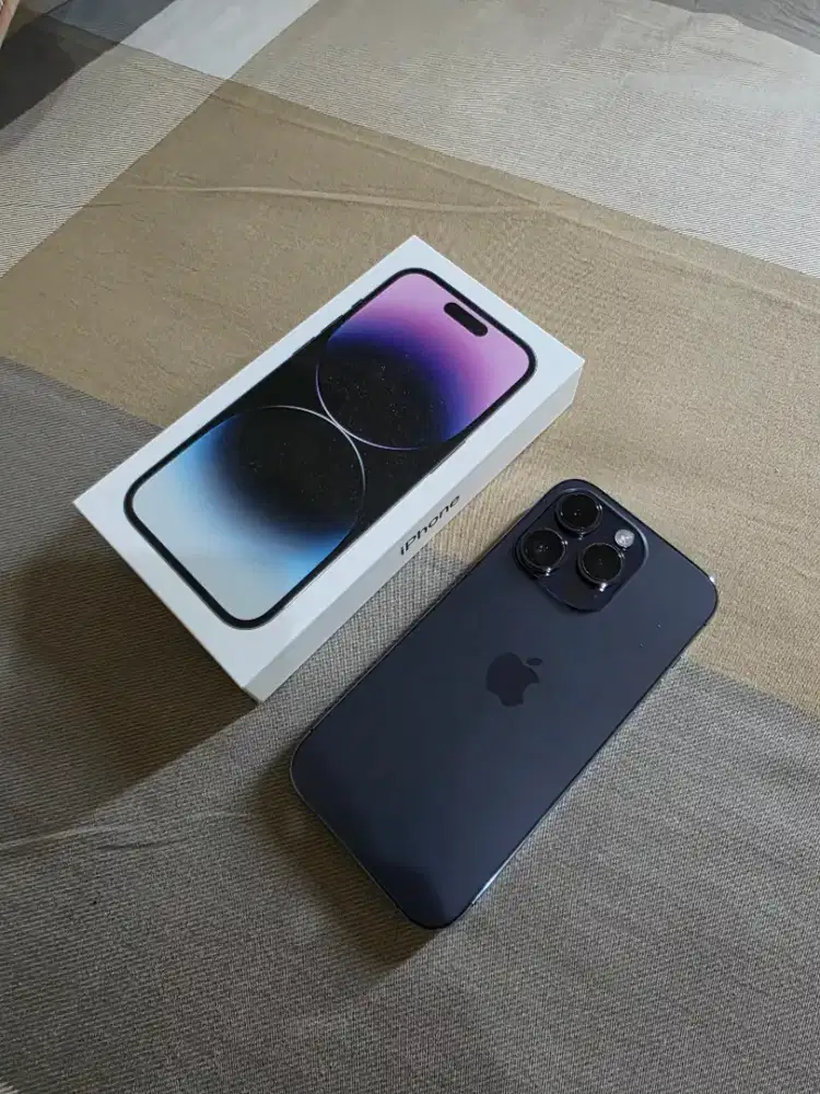 Dijual iphone 14 pro 128gb IBOX purple