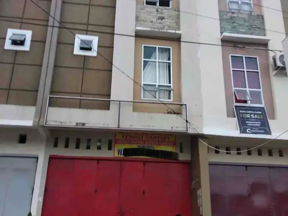 dijual cepat ruko siap huni 3 lantai di kota makassar