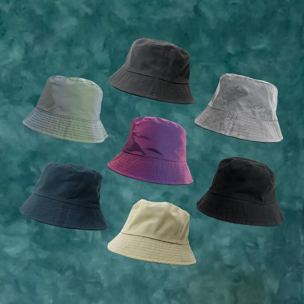 Bucket Hat, Topi Bucket, Bucket Hat Polos, Topi Bucket Hat Polos