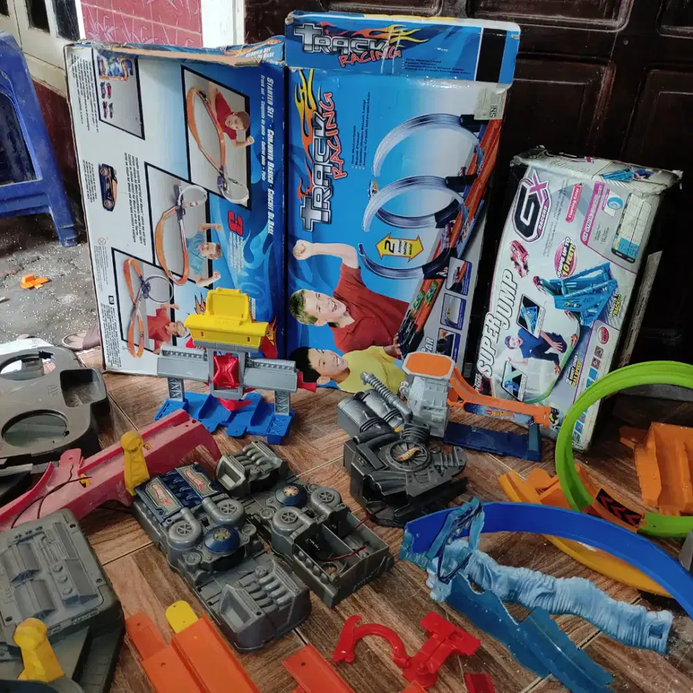 Track hotwheels borongan murah bu