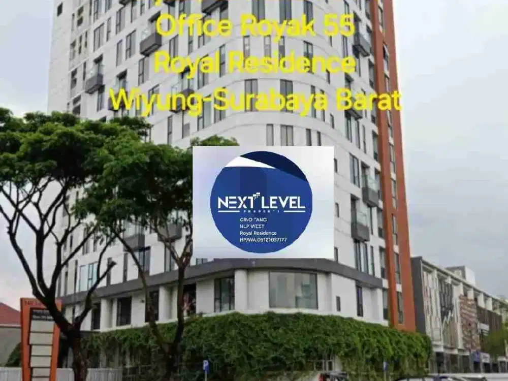 Disewakan/Jual Office Royal 55 Royal Residence Wiyung-Surabaya Barat