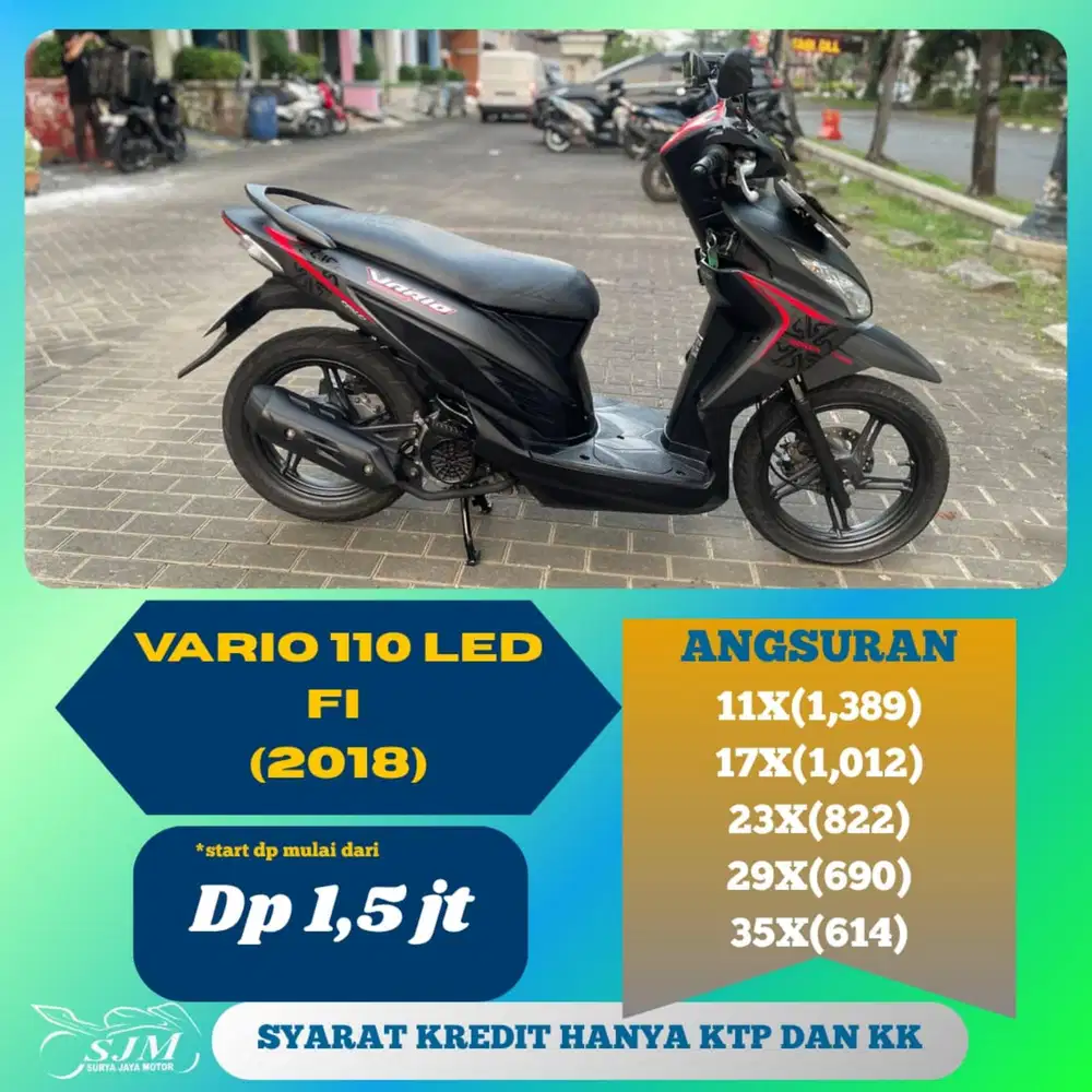 HONDA VARIO 110 FI 2018 CASH & KREDIT
