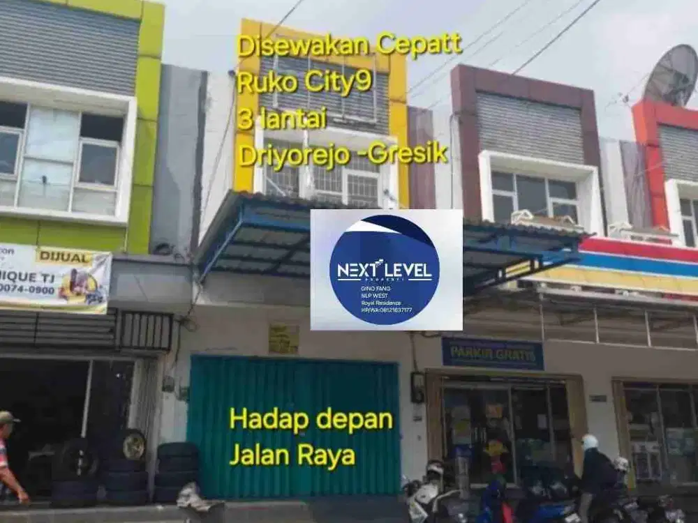 Dijual Murah Ruko 3 lt Driyorejo-Gresik