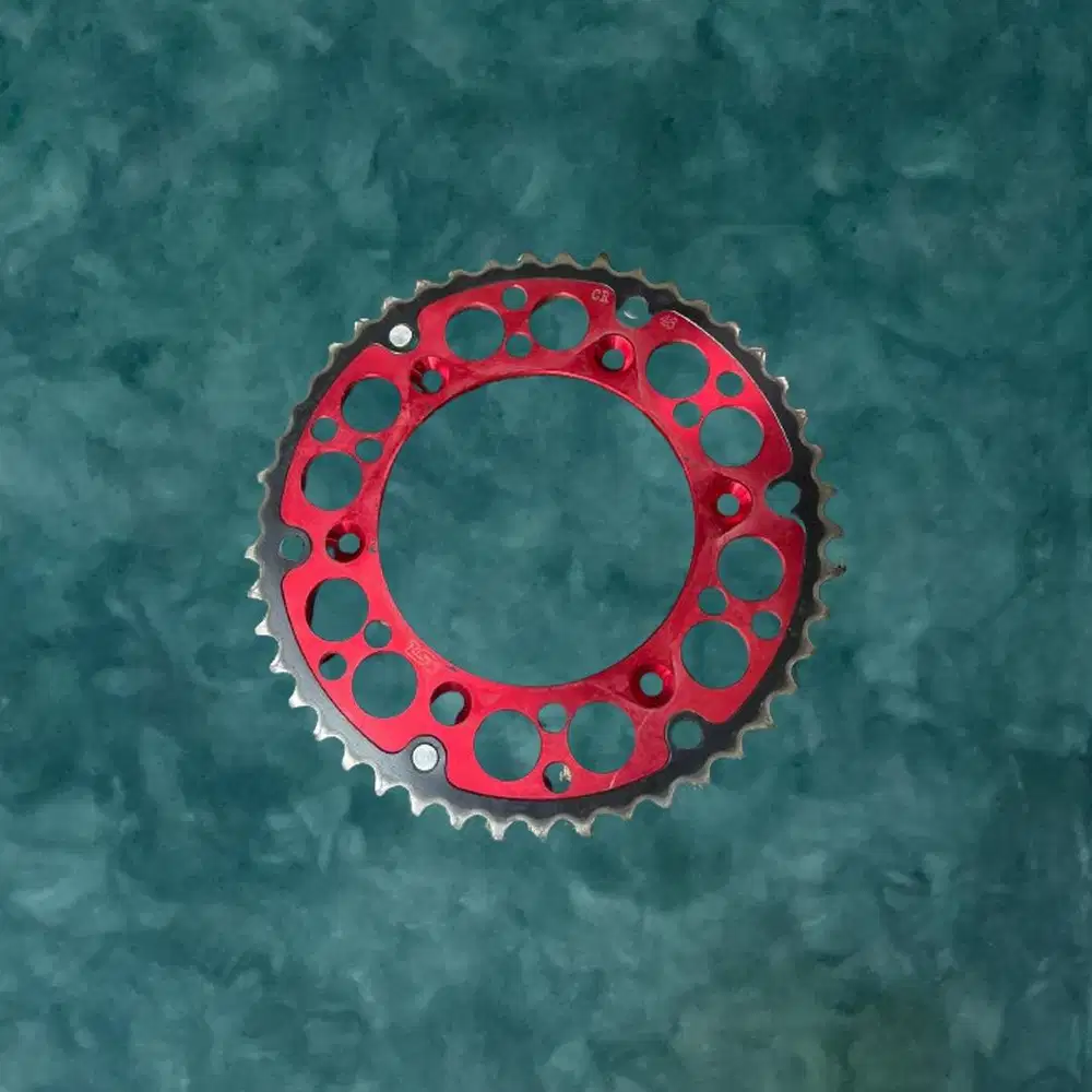 Gear Belakang ROZ Honda CRF L 150 Type 520 Ukuran 46T Gigi Roda Merah