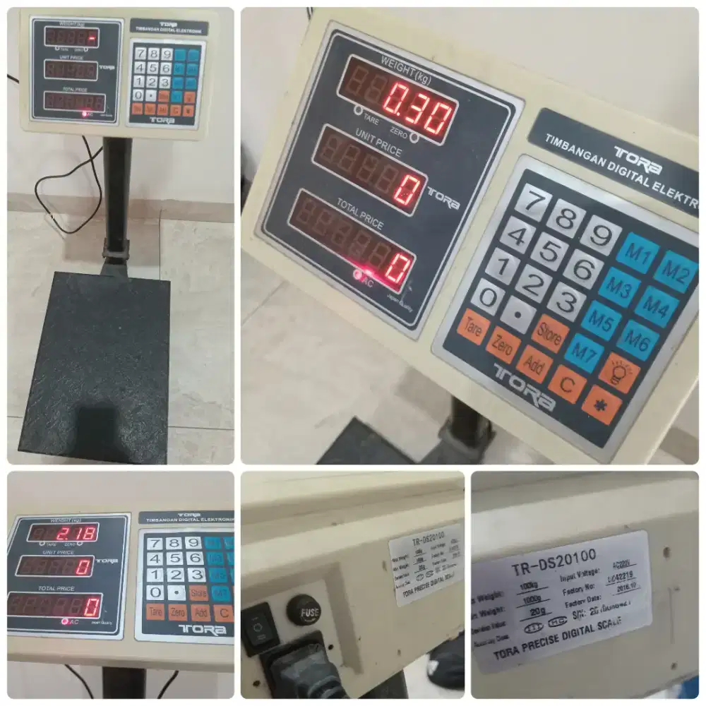 Jual Timbangan Digital Standing Merk Tora