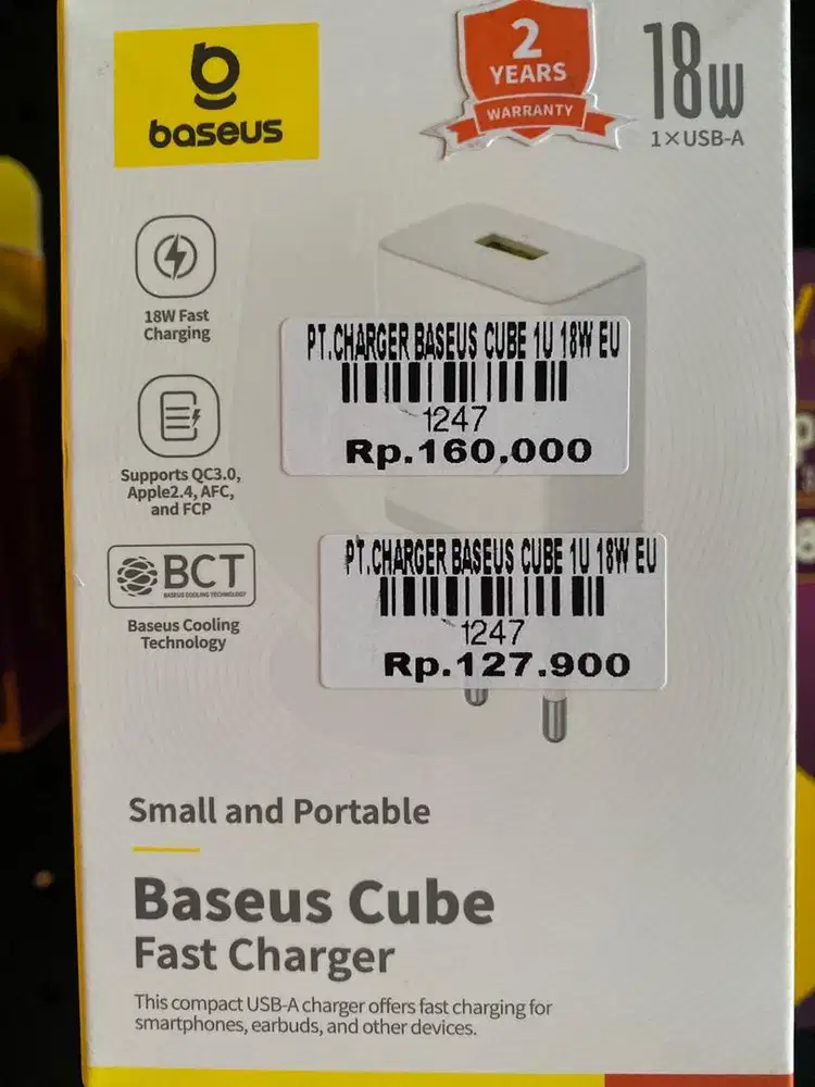 CHARGER BASEUS CUBE 1U 18W