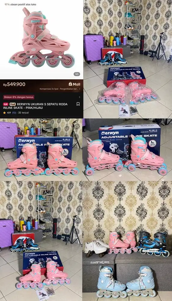 Sepatu roda anak, remaja / dewasa