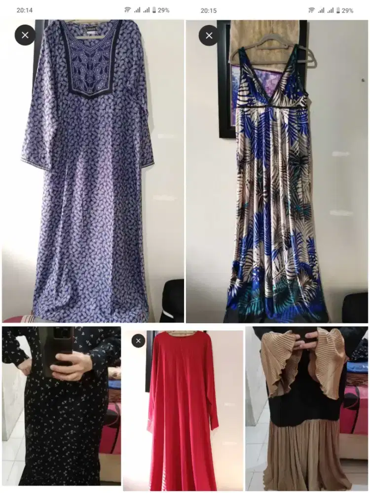 Baju Dress Mewah Cantik Branded