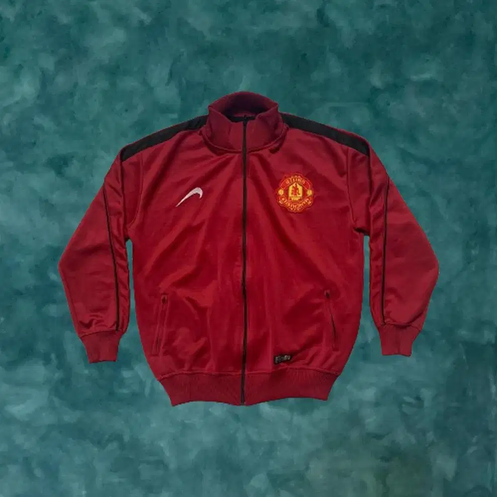 Jaket Manchester United Retro Vintage Grade Ori Size L Reworked