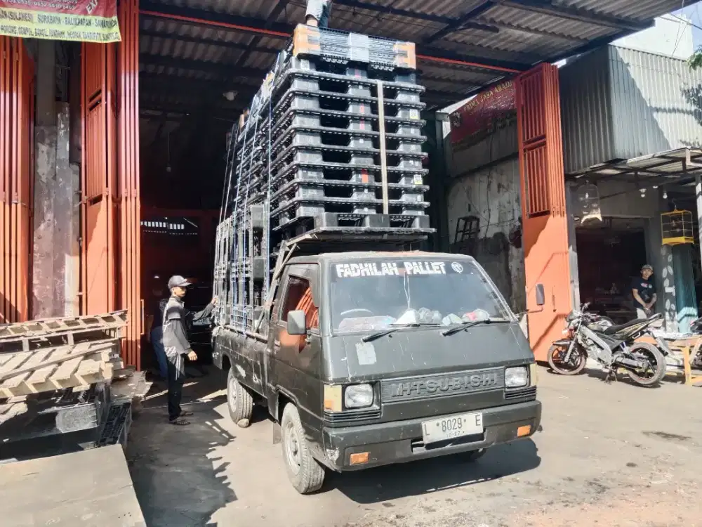 Palet plastik new siap distribusi