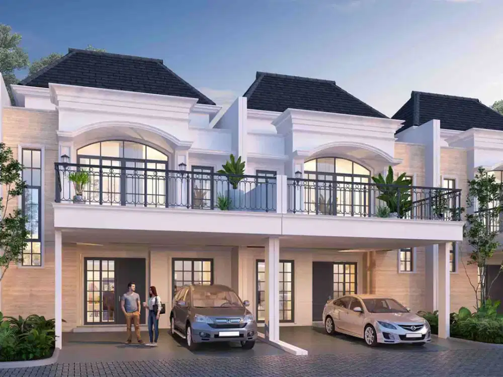 Rumah Baru Cluster Bukit Nirmala 6x12.5 PIK2 – Desain 2 Lantai dengan Balkon