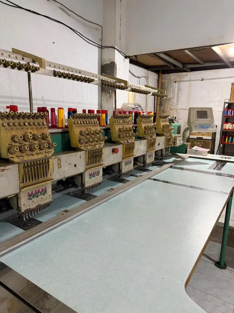 Mesin Bordir Komputer Feiya 6 Kepala / Embroidery Machine