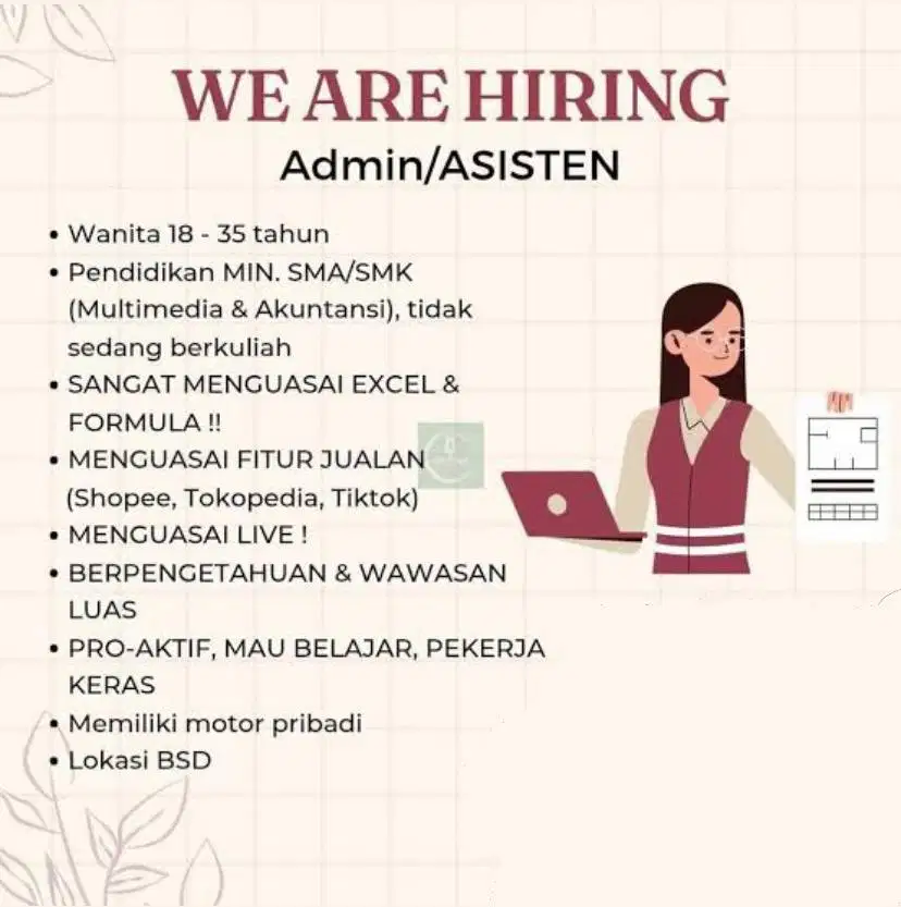 LOKER ADMIN CONTENT