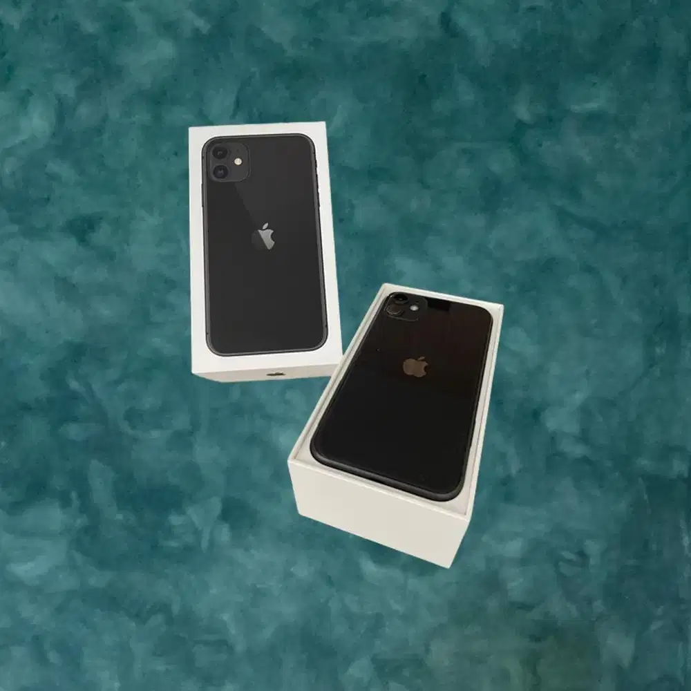 iPhone 11 64GB Second Inter Fullset Original All Operator BH 81% Black